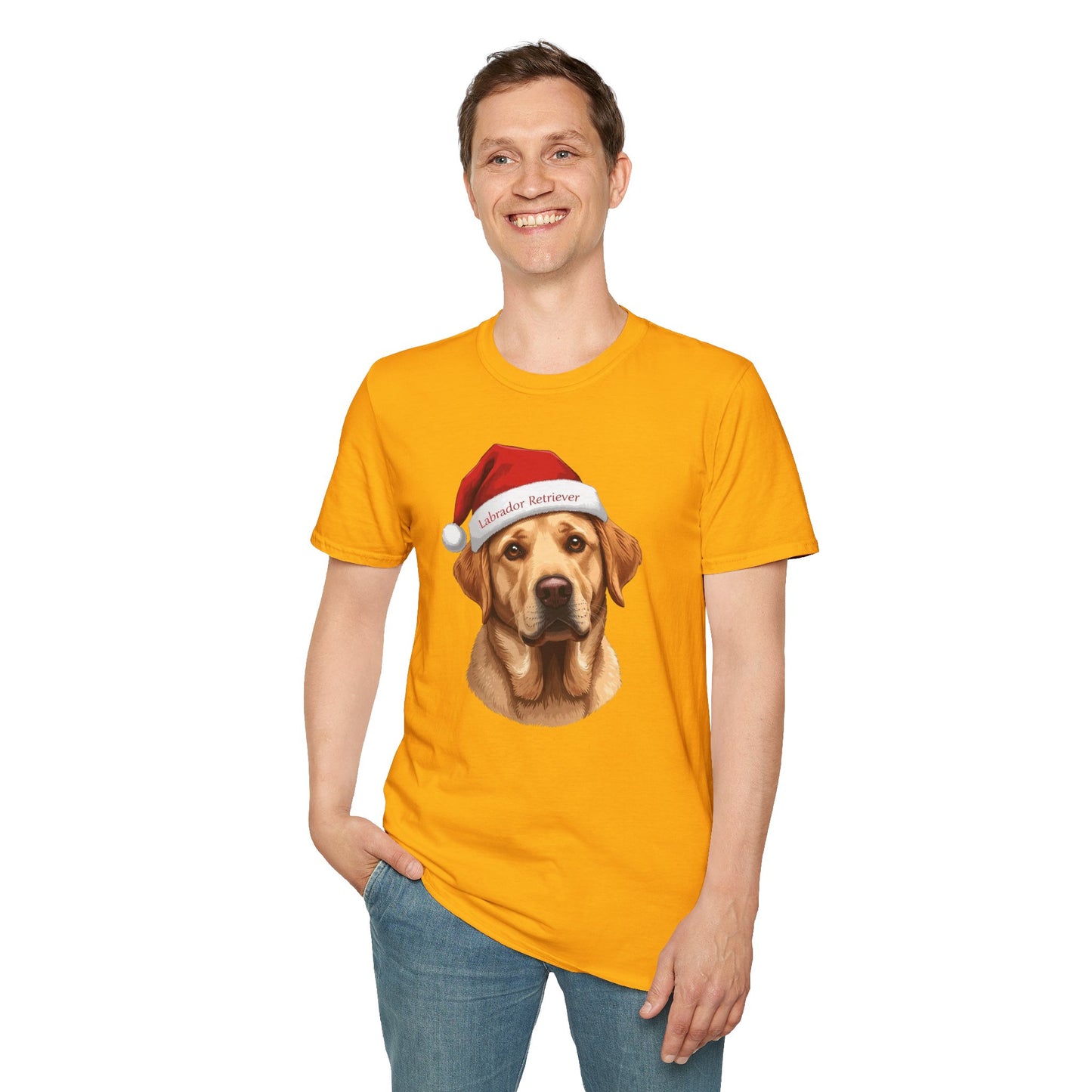 Labrador Retriever Dog Portrait Shirt – Lab Dog Lover Gift, Cute Dog Mom Tee, Dog Dad Shirt, Pet Breed Apparel