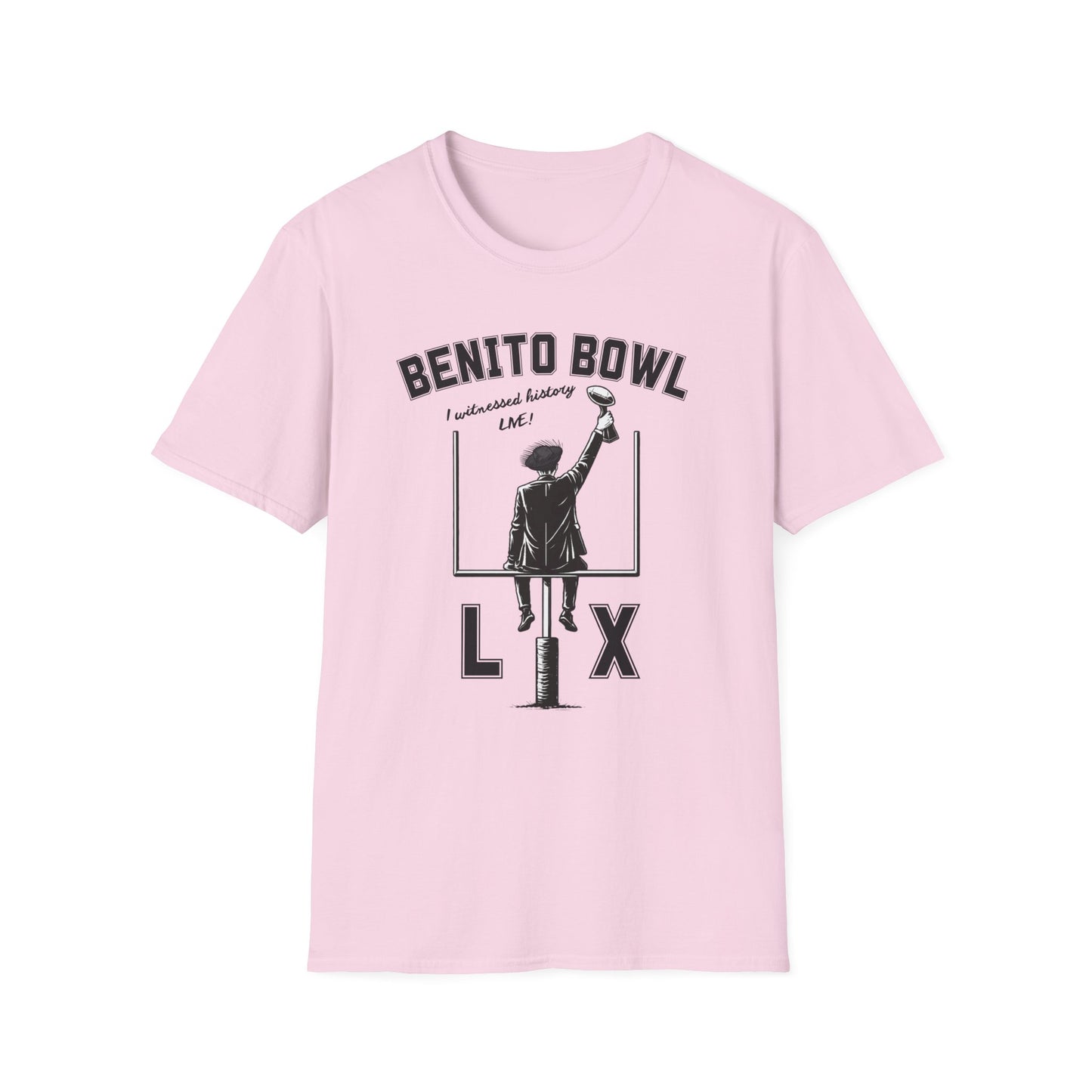 Benito Bowl LX Shirt – Witnessed History Live – Football Graphic Tee, Benito Bowl Shirt, Football Fan Gift, Puerto Rico Heritage Tee, Boricua Pride Gift