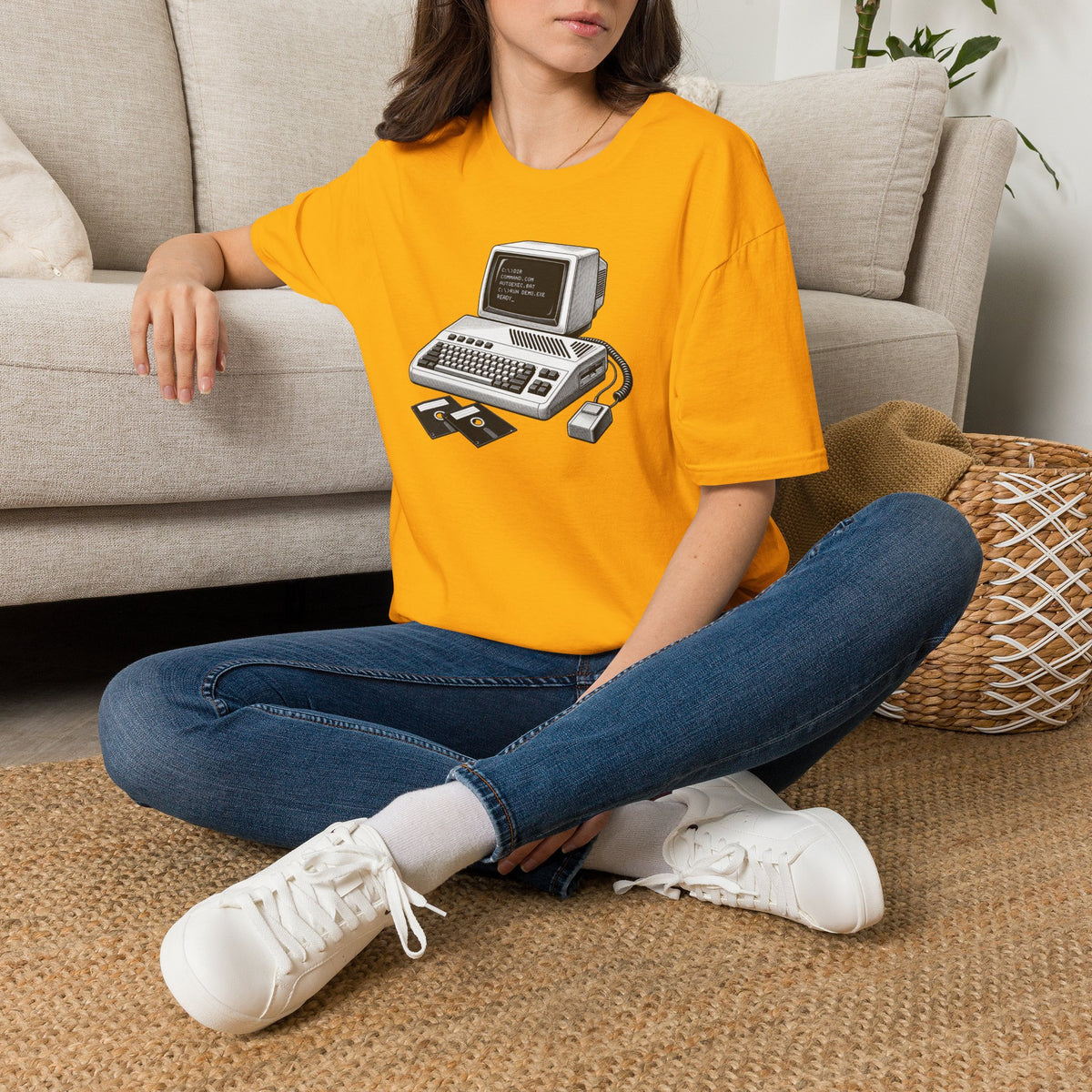 Vintage Computer T-Shirt, Retro Tech Shirt, Floppy Disk Tee, Programmer Gift, Computer Nerd Shirt