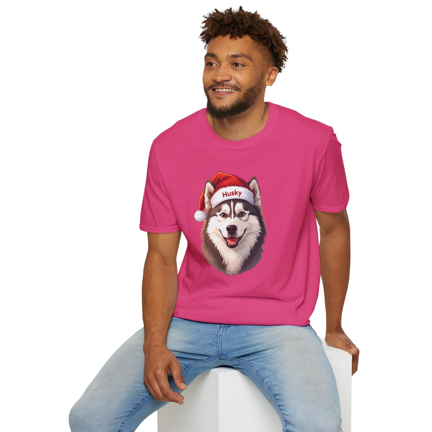 Siberian Husky Dog Portrait Shirt – Husky Dog Lover Gift, Cute Dog Mom Tee, Dog Dad Shirt, Pet Breed Apparel