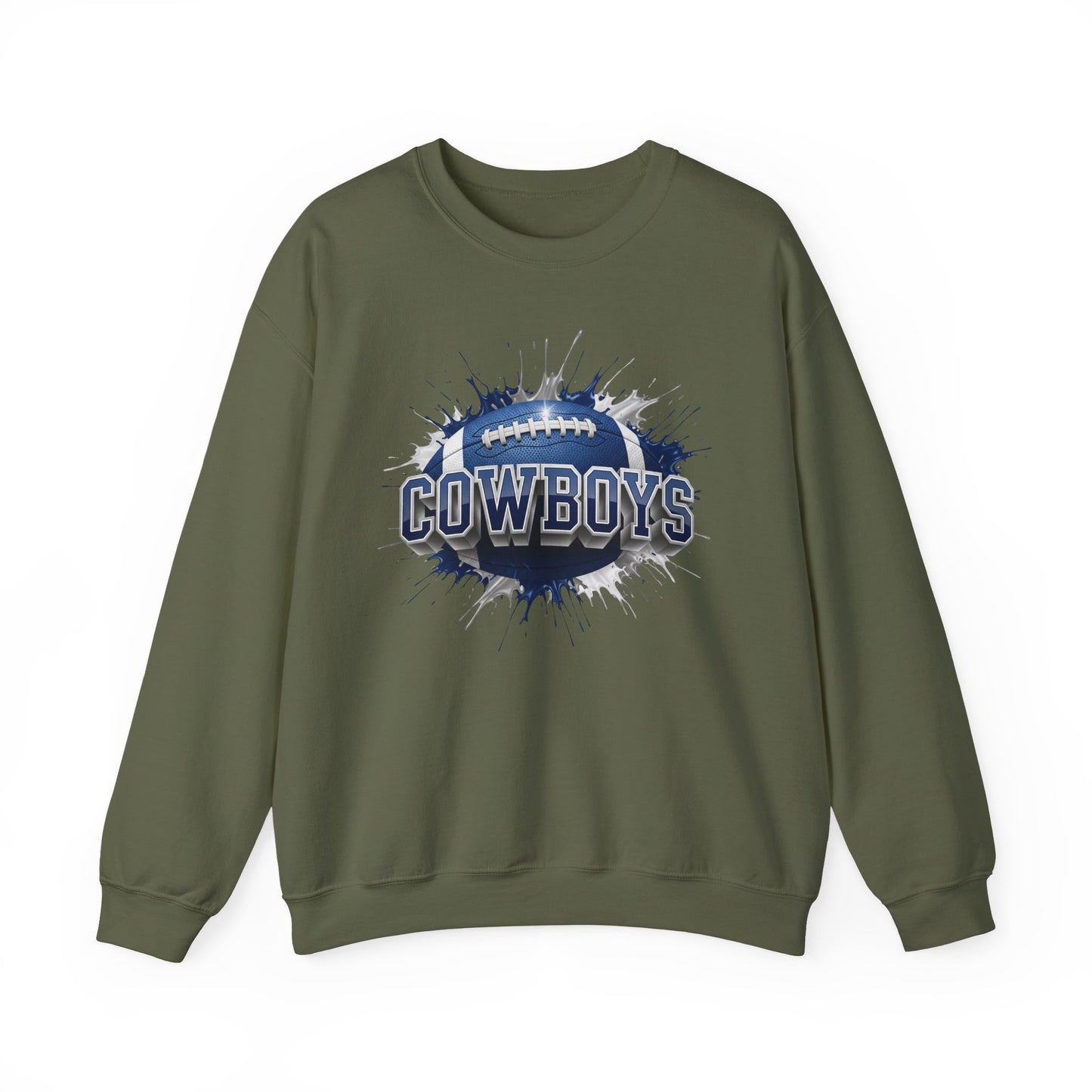 Dallas Football Sweatshirt, Dallas Team Sweatshirt, Football Gift for Dallas Fans, Game Day Sports Fan Football Apparel