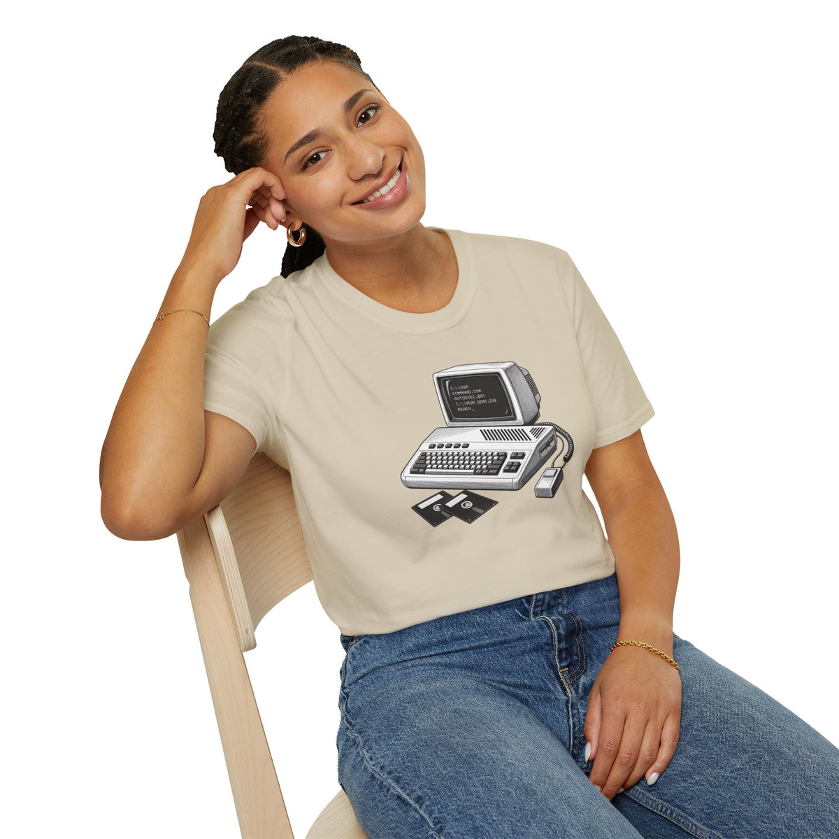 Vintage Computer T-Shirt, Retro Tech Shirt, Floppy Disk Tee, Programmer Gift, Computer Nerd Shirt
