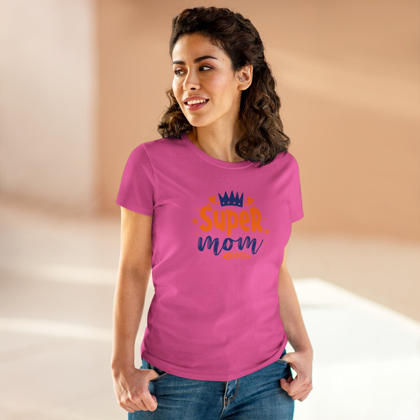 Supermom T-Shirt, Gift for Mom, Cute Summer Top, Mother's Day Gift, Family Gatherings, Casual Wear, Mom's Birthday, Supermom