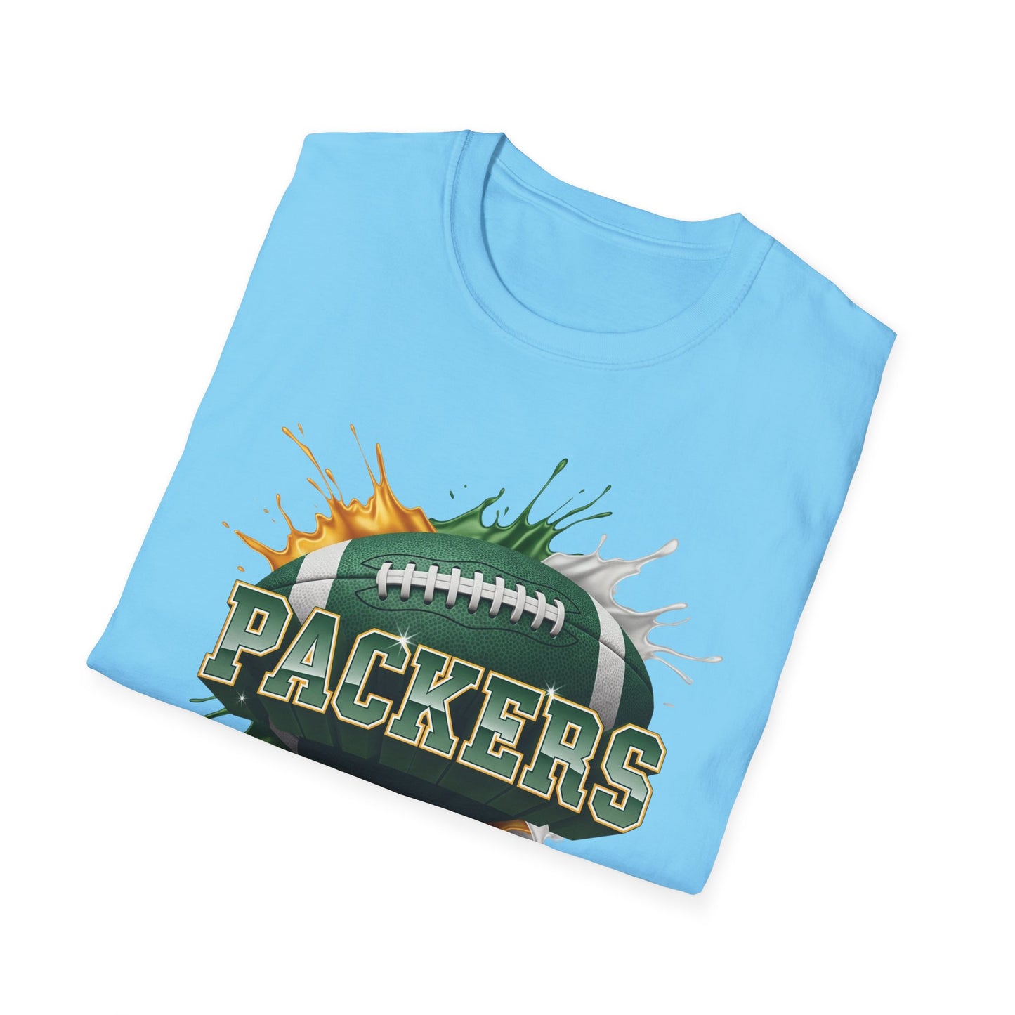 Green Bay Football Unisex T-Shirt, Green Bay Team Tee, Football Gift for Green Bay Fans, Game Day Shirt, Sports Fan Apparel Football Tee