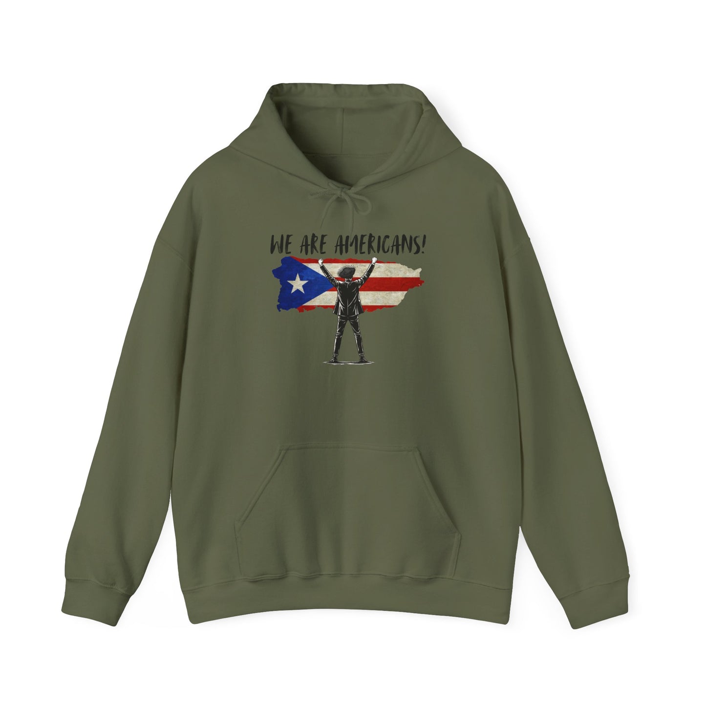 Benito We are Americans Hoodie, Benito Bowl, Football Fan Gift, Puerto Rico Boricua Heritage Culture Pride Hoodie