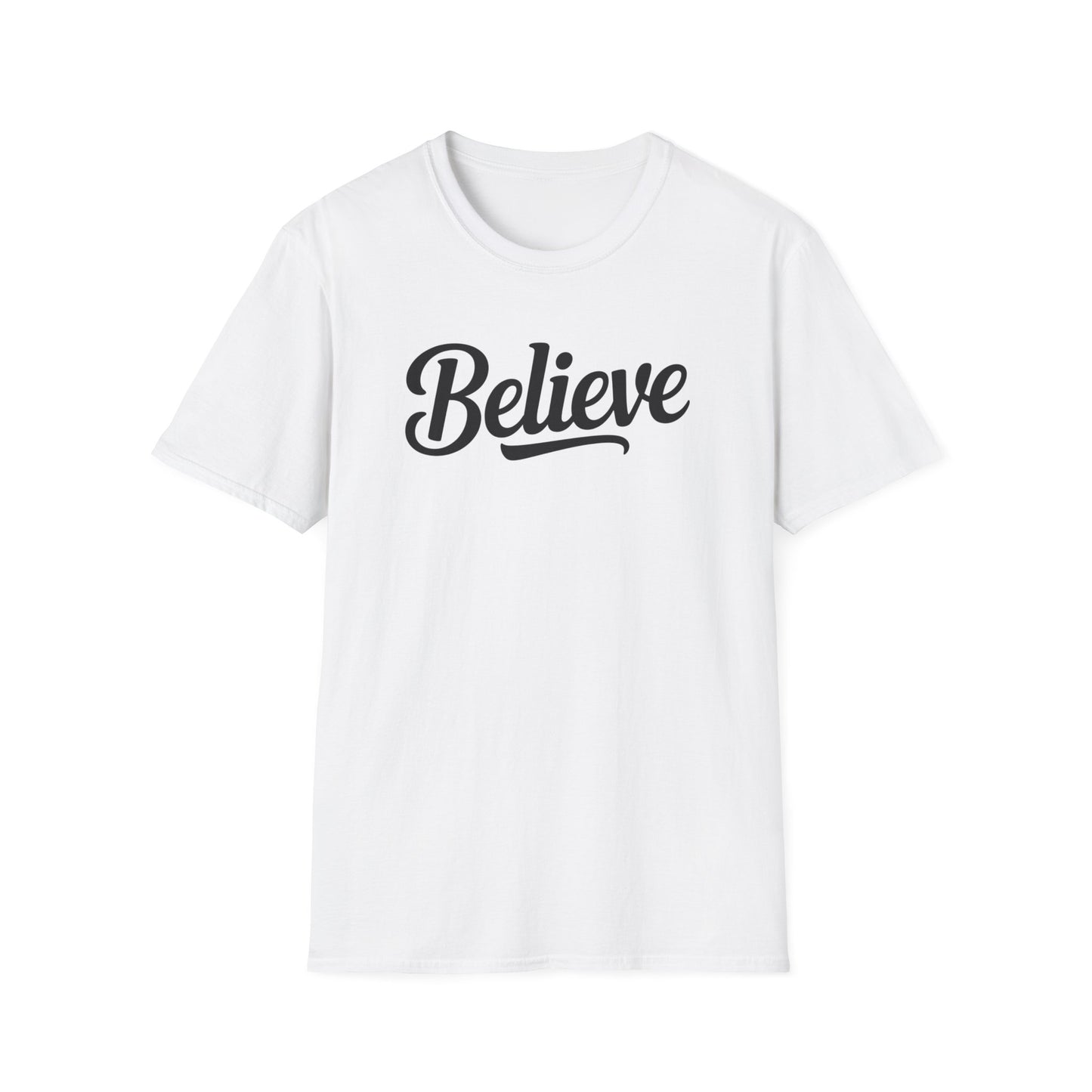 Believe T-Shirt – Inspirational Faith Shirt, Christian Motivational Tee, Positive Encouragement Apparel