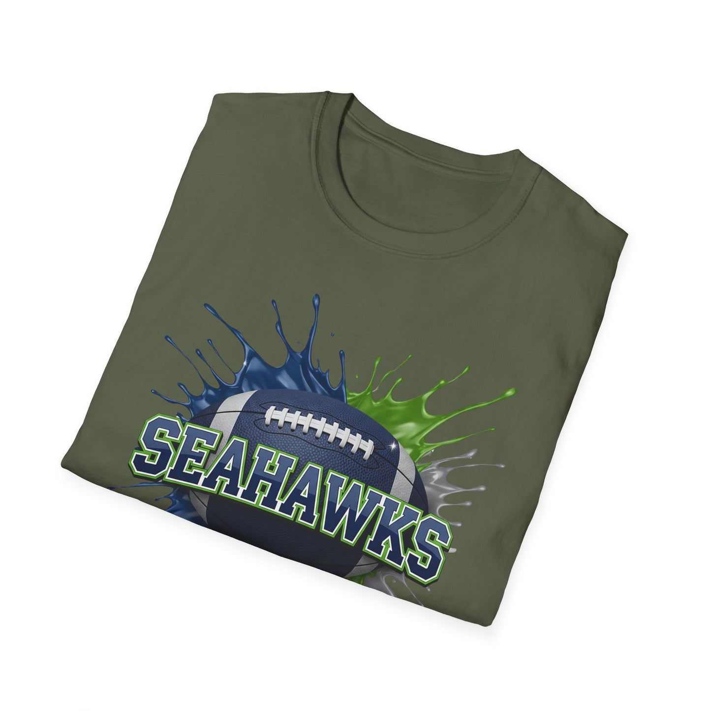 Seattle Football Unisex T-Shirt, Seattle Team Tee, Football Gift for Seattle Fans, Game Day Shirt, Sports Fan Apparel Football