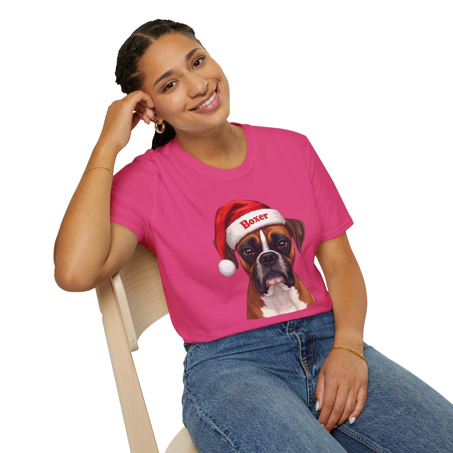 Boxer Dog Portrait Shirt – Boxer Dog Lover Gift, Cute Dog Mom Tee, Dog Dad Shirt, Pet Breed Apparel
