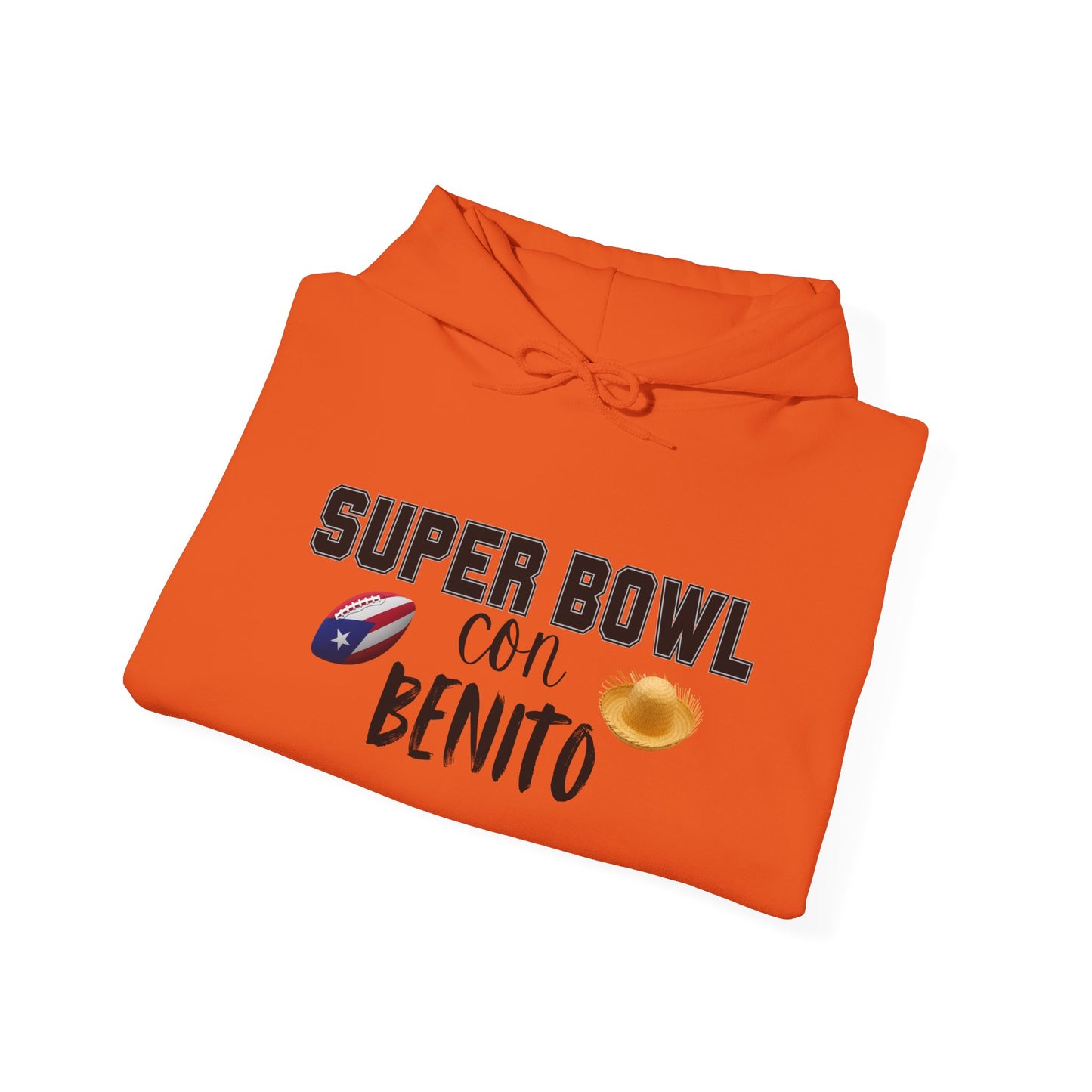 Benito Bowl Halftime Shirt 2026 Hoodie, Benito Bowl Hooded Sweatshirt, Football Fan Gift, Puerto Rico Heritage Hoodie, Boriqua Pride Gift
