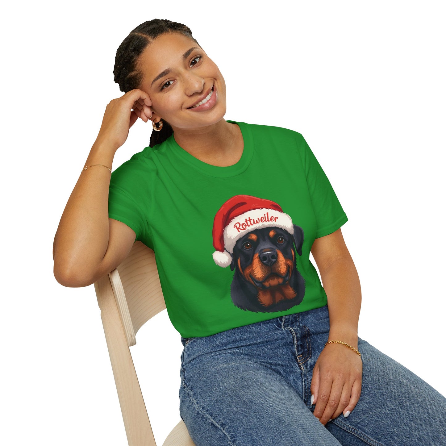 Rottweiler Dog Portrait Shirt – Rottweiler Dog Lover Gift, Cute Dog Mom Tee, Dog Dad Shirt, Pet Breed Apparel