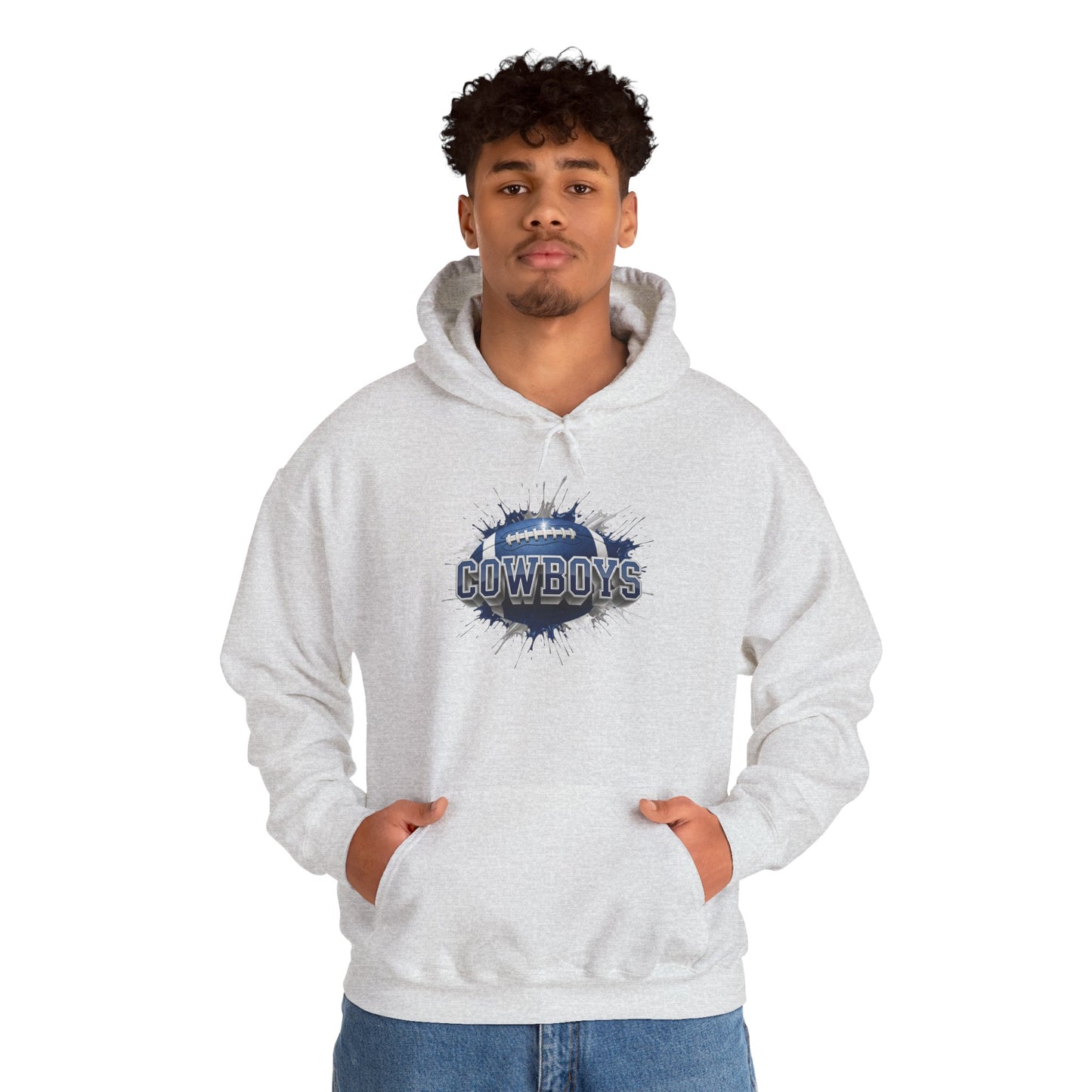 Dallas Football Hoodie, Dallas Team Hoodie, Football Gift for Dallas Fans, Game Day Sports Fan Apparel, Football Fan Gift