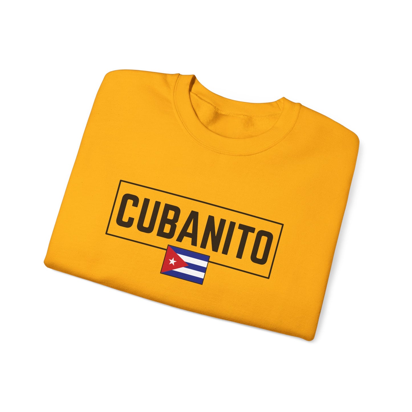 CUBANITO Sweatshirt – Cuban Flag Sweatshirt for Men, Latino Pride Sweatshirt, Cuba Heritage Top, Cuban Culture Graphic Sweatshirt