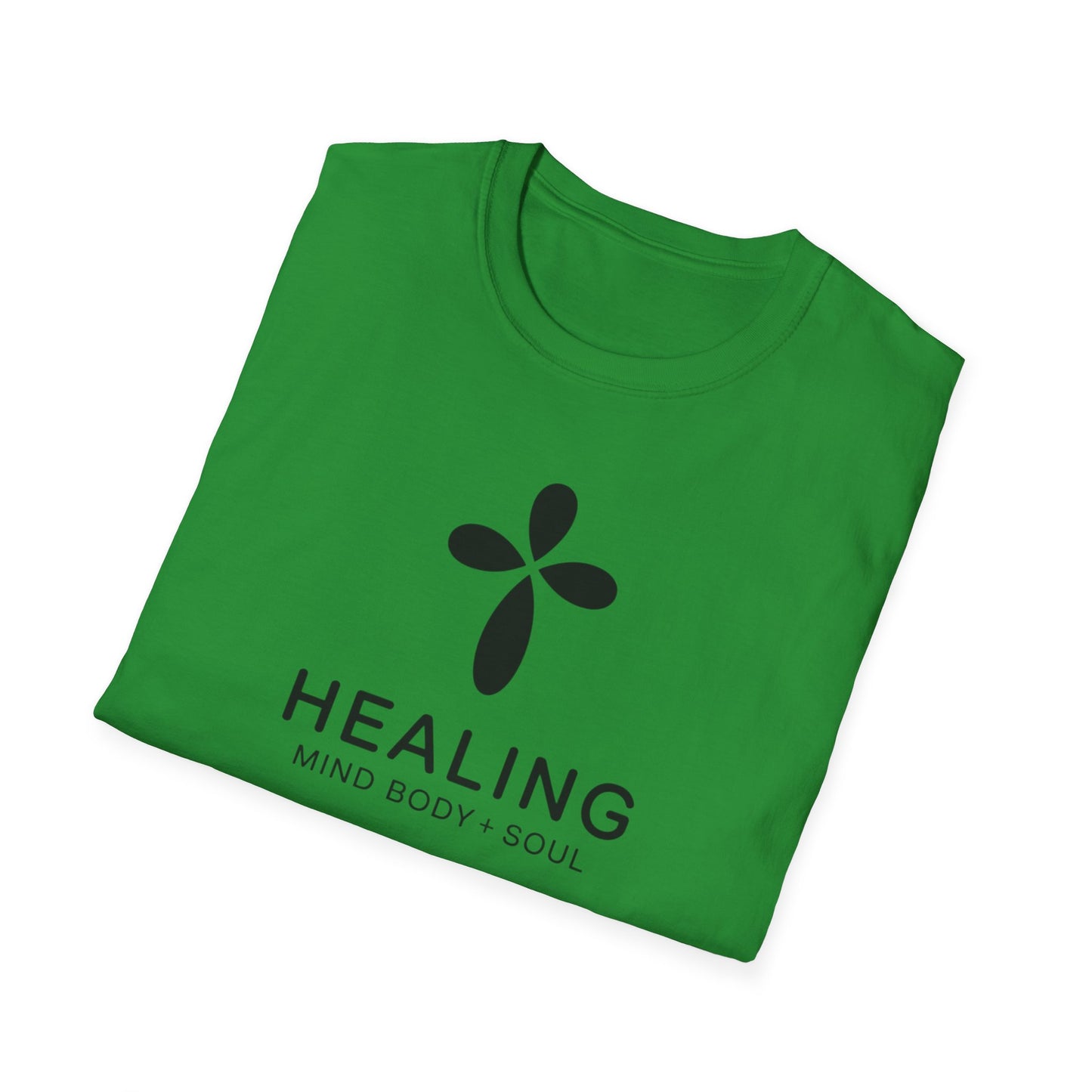 Healing Mind Body Soul T-Shirt – Minimalist Spiritual Wellness Tee, Inspirational Healing Shirt