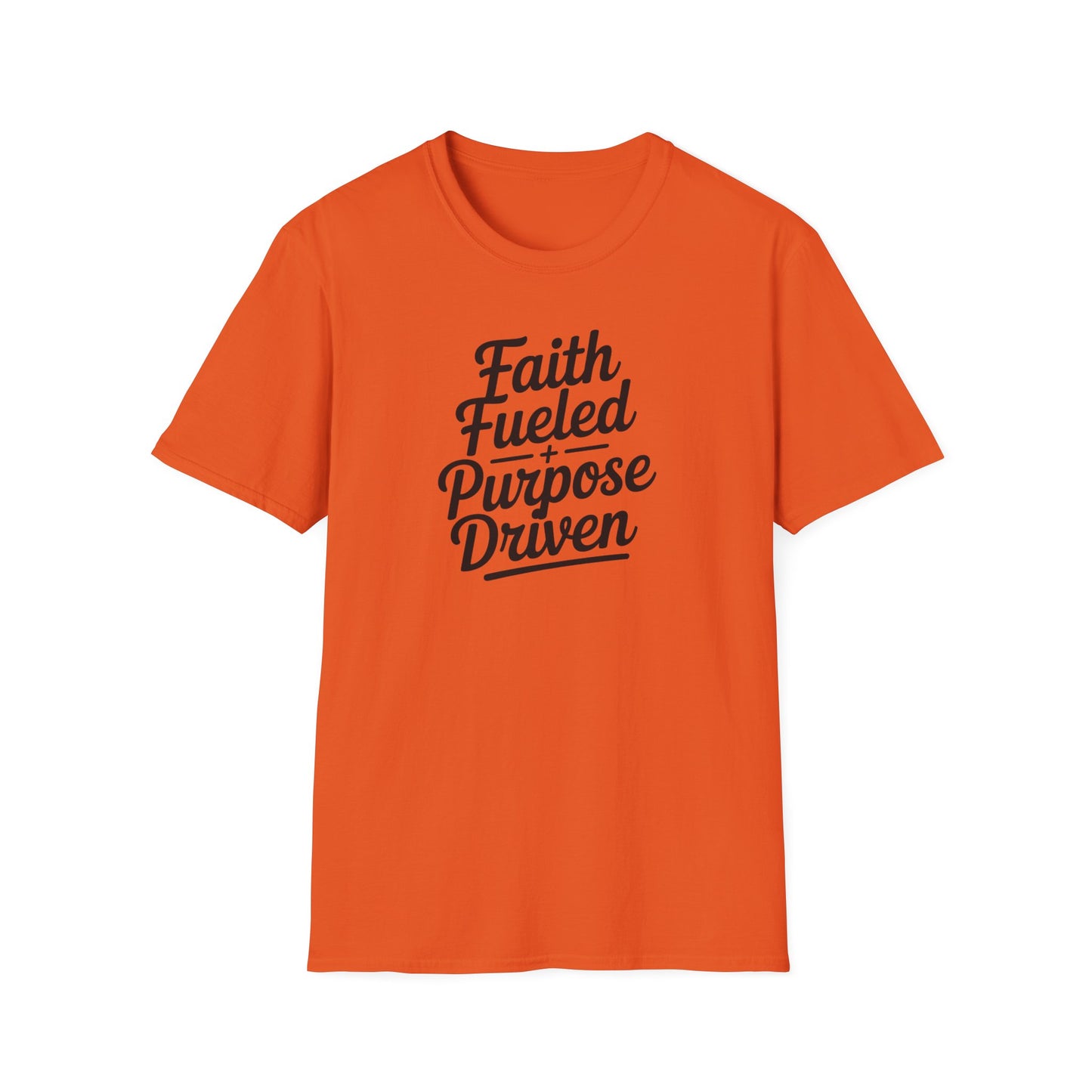 Faith Fueled Purpose Driven T-Shirt – Inspirational Christian Shirt, Motivational Faith Tee for Women & Men