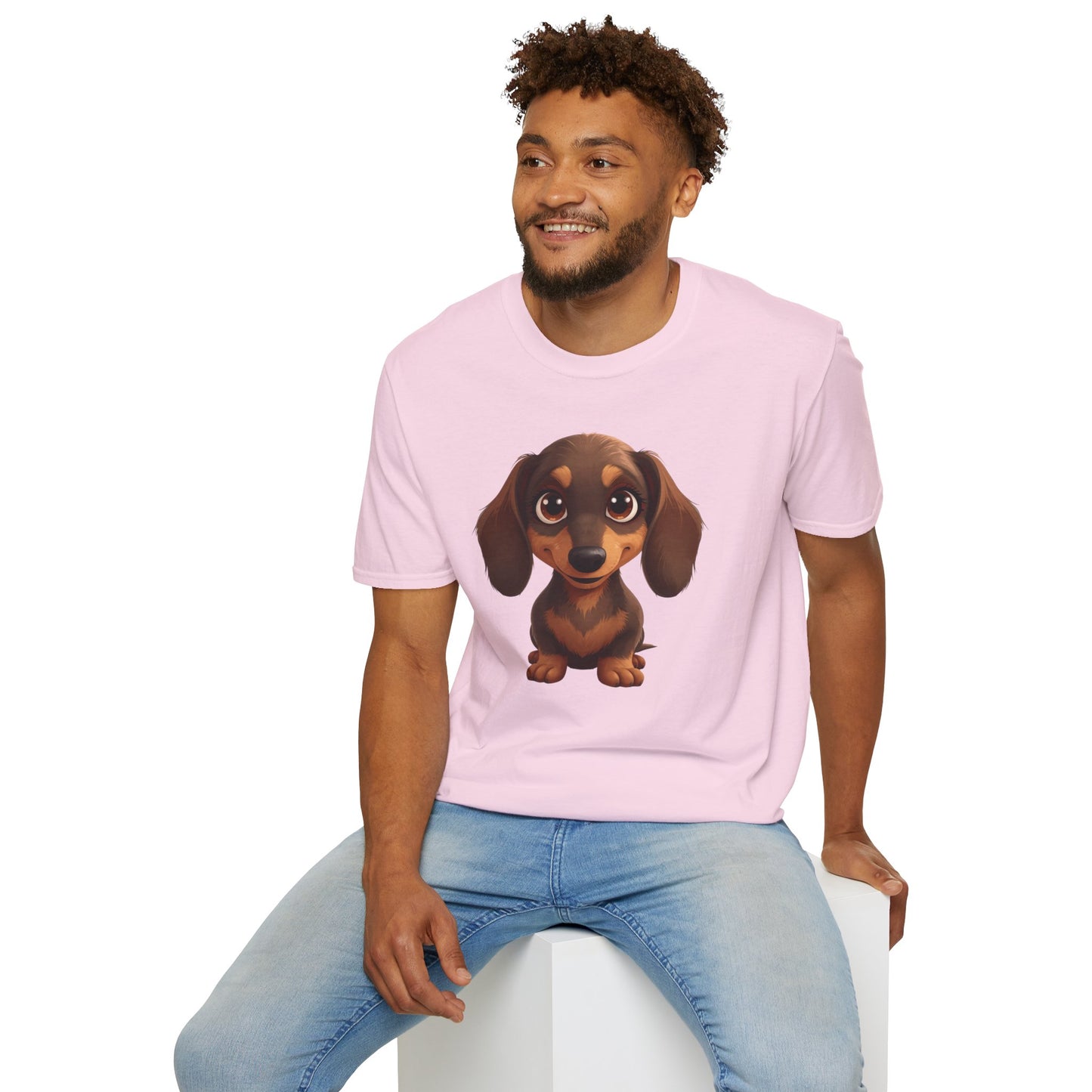 Dachshund Dog Portrait Shirt – Wiener Dog Lover Gift, Cute Dog Mom Tee, Dog Dad Shirt, Pet Breed Apparel