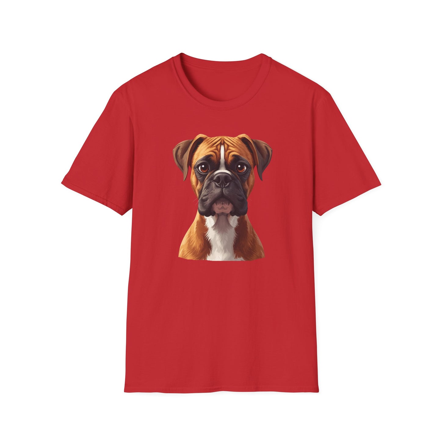 Boxer Dog Portrait Shirt – Boxer Dog Lover Gift, Cute Dog Mom Tee, Dog Dad Shirt, Pet Breed Apparel