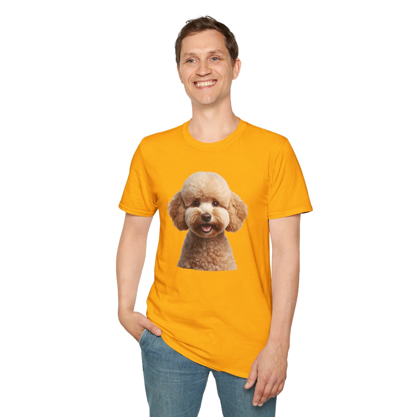 Poodle Dog Portrait Shirt – Poodle Dog Lover Gift, Cute Dog Mom Tee, Dog Dad Shirt, Pet Breed Apparel
