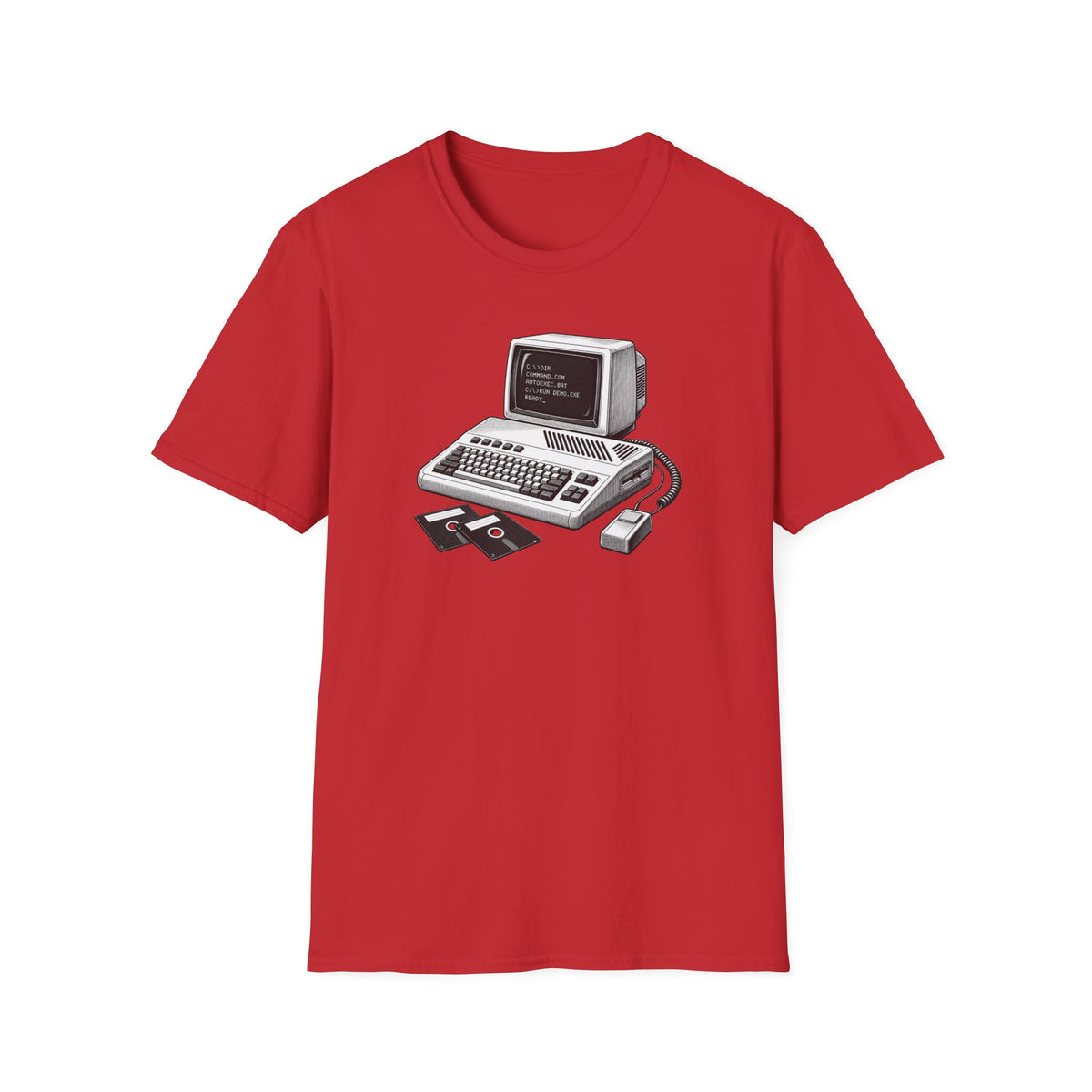 Vintage Computer T-Shirt, Retro Tech Shirt, Floppy Disk Tee, Programmer Gift, Computer Nerd Shirt