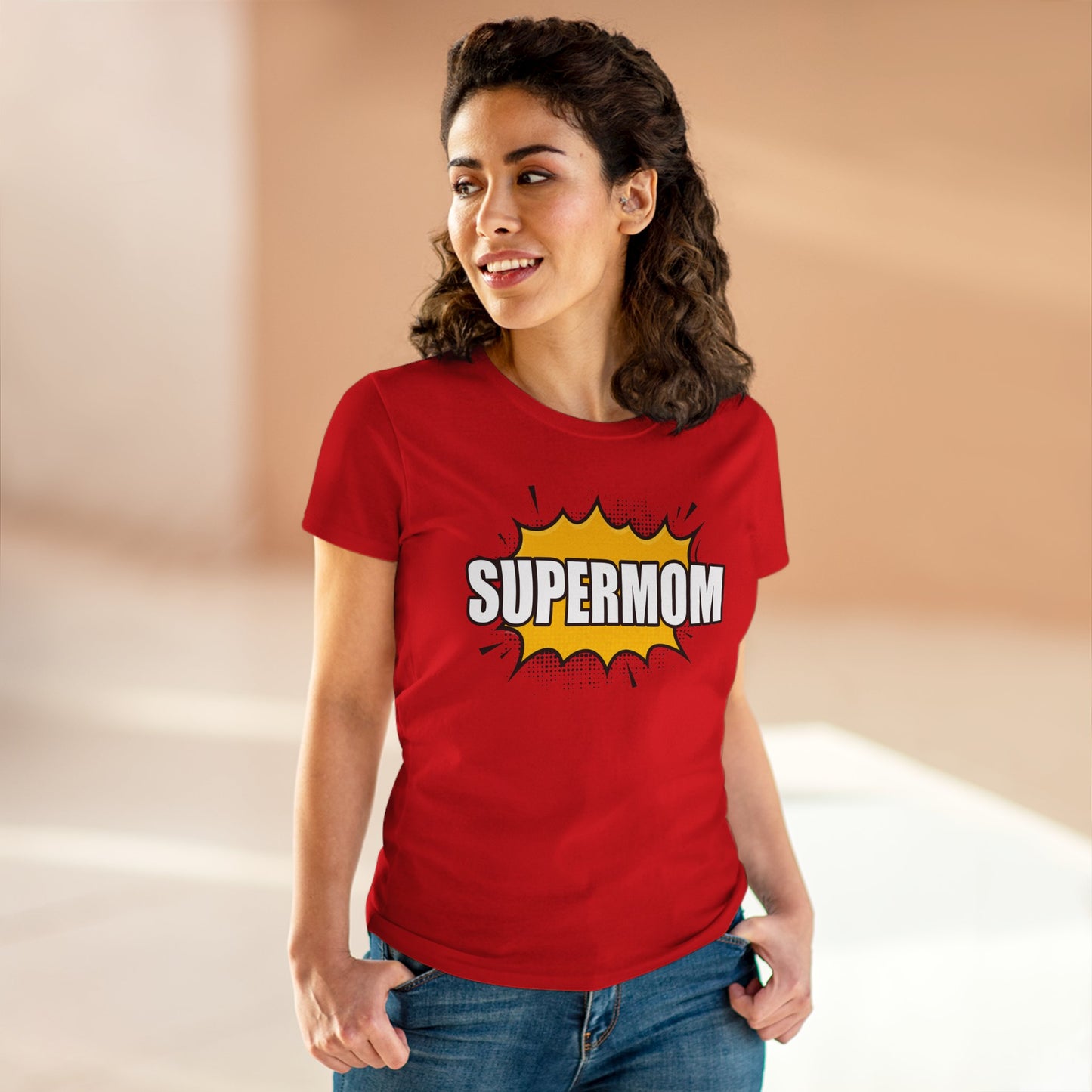 Supermom T-Shirt, Gift for Mom, Cute Summer Top, Mother's Day Gift, Family Gatherings, Casual Wear, Mom's Birthday, Supermom