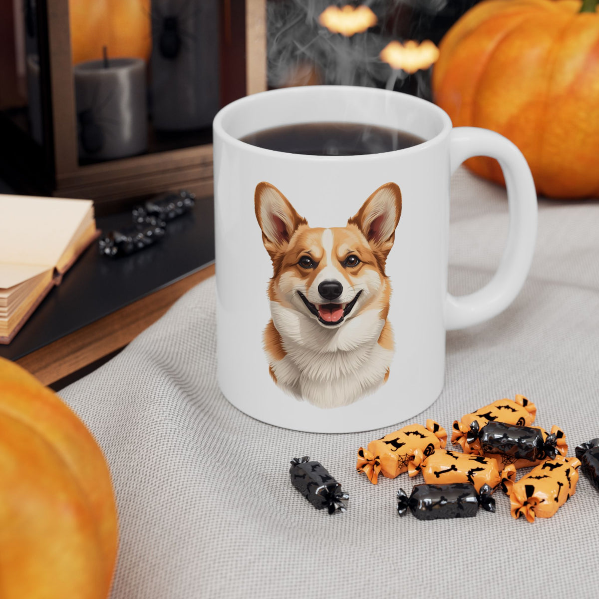 Corgi Coffee Mug, Cute Corgi Dog Mug, Dog Lover Mug, Pet Parent Gift, Corgi Mom Dad Cup 11oz or 15oz, Dog Lover Gift