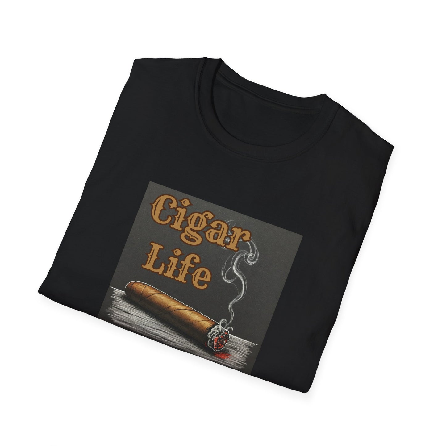 Cigar Life Unisex T-Shirt, BBQ Pool Party Shirt, Fathers Day Gift, Relaxation Leisure, Cigar lover Gift, Grandpa Gift