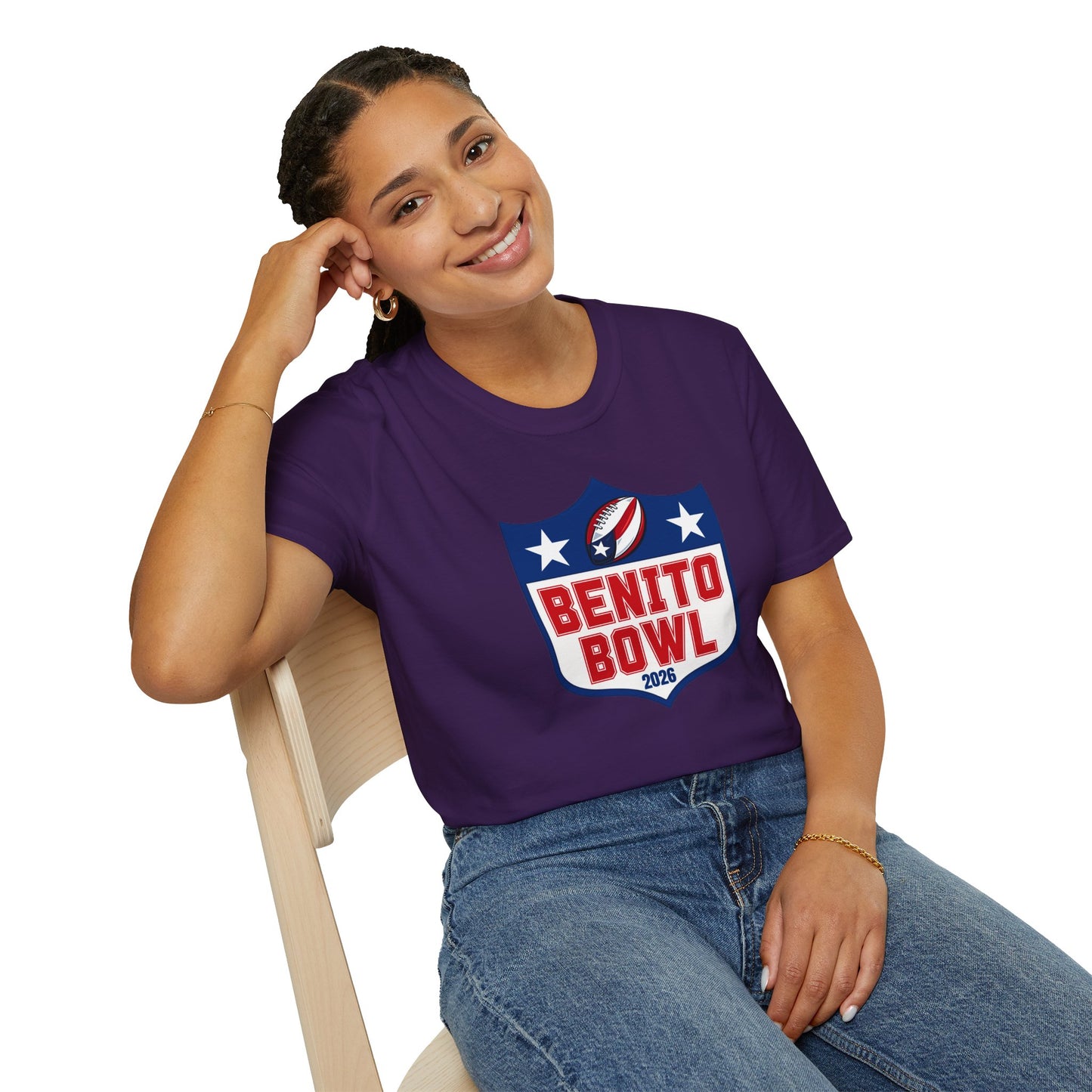 Benito Bowl 2026 Football T-shirt, Benito Bowl Shirt, Football Fan Gift, Puerto Rico Boricua Heritage Culture Pride Tee