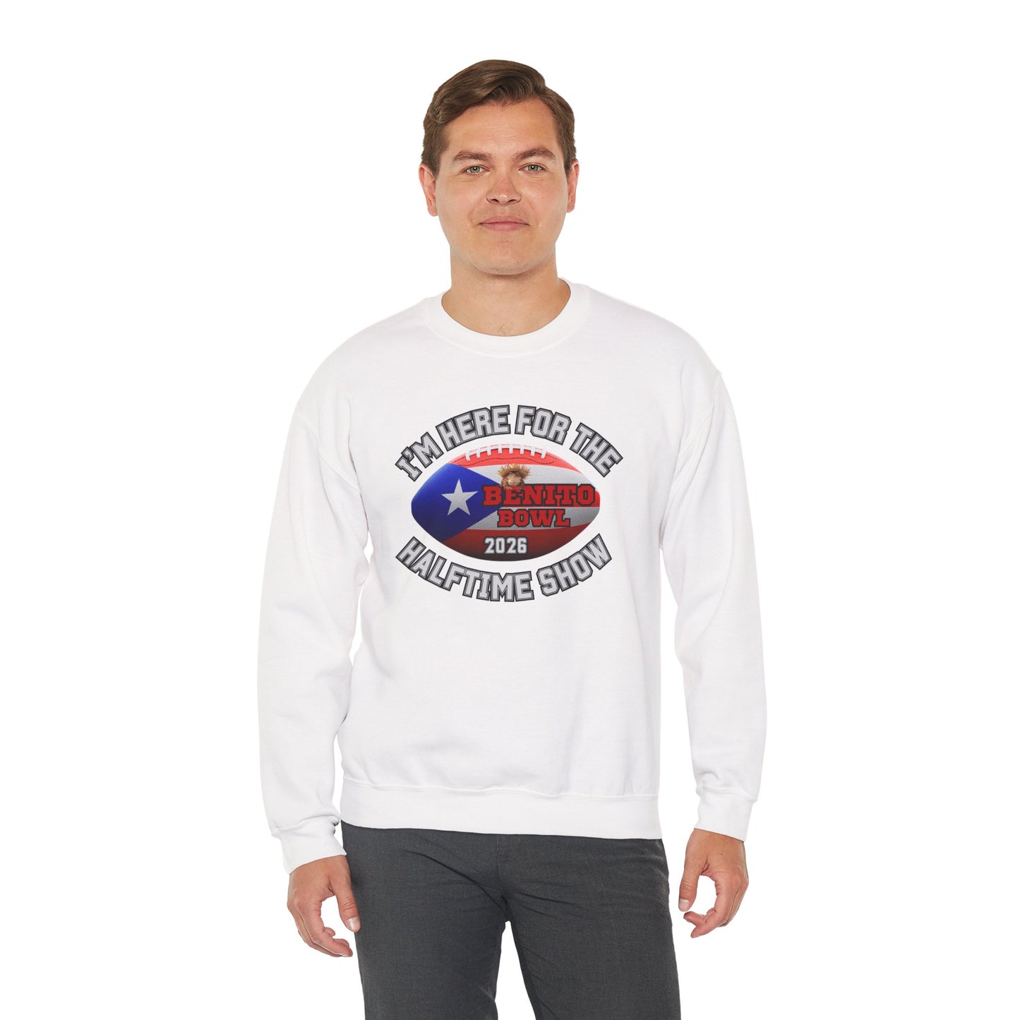 Benito Bowl Halftime 2026 Sweatshirt, Benito Bowl Shirt, Football Fan Gift, Puerto Rico Heritage Sweatshirt, Boriqua Pride Gift