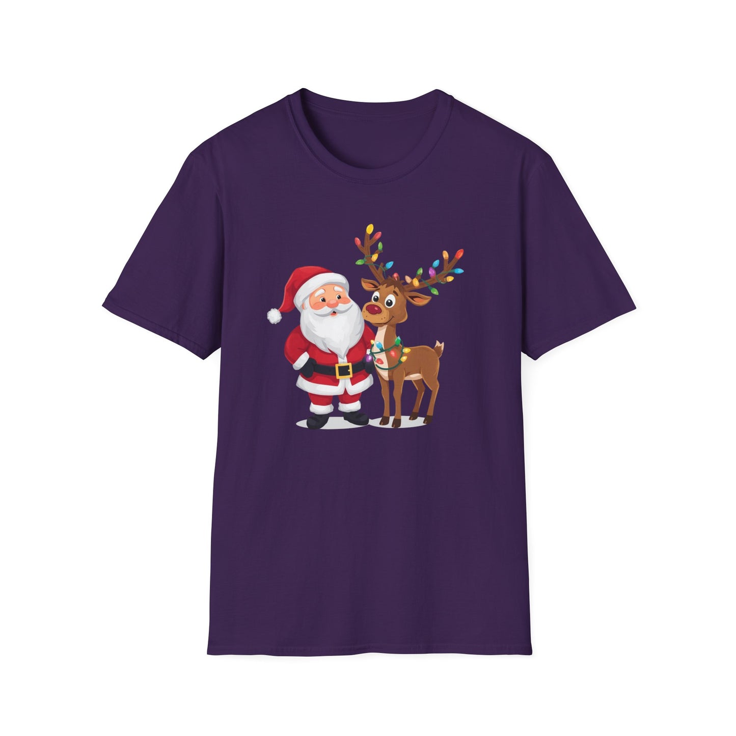 Santa and Rudolph Shirt, Family Christmas Shirts, Christmas T Shirt, Holiday Shirt, Cute Xmas Shirt for the family, Holiday Gift