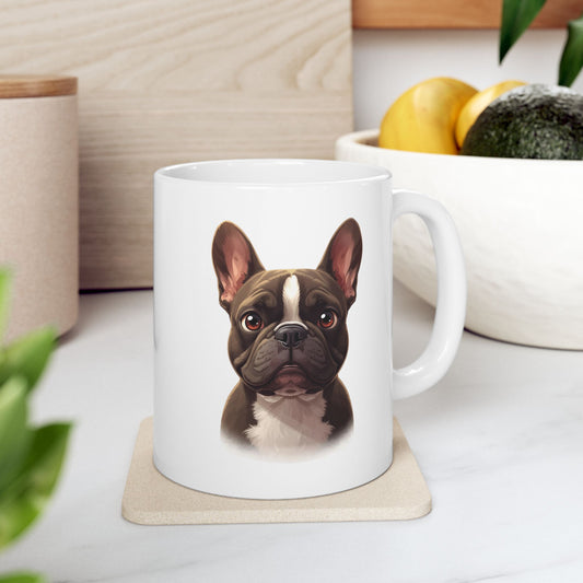 Frenchie Mug, French Bulldog Coffee Mug, Dog Lover Mug, Pet Parent Gift, Frenchie Mom Dad Cup 11oz or 15oz, Dog Lover Gift