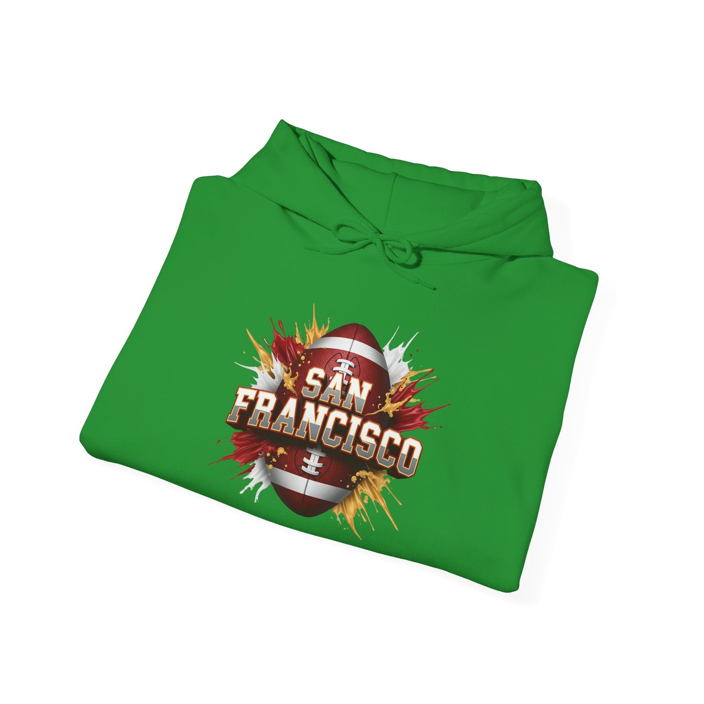 San Francisco Football Hoodie, San Francisco Team Hoodie, Football Gift for San Francisco Fans, Game Day Sports Fan Apparel, Football Fan