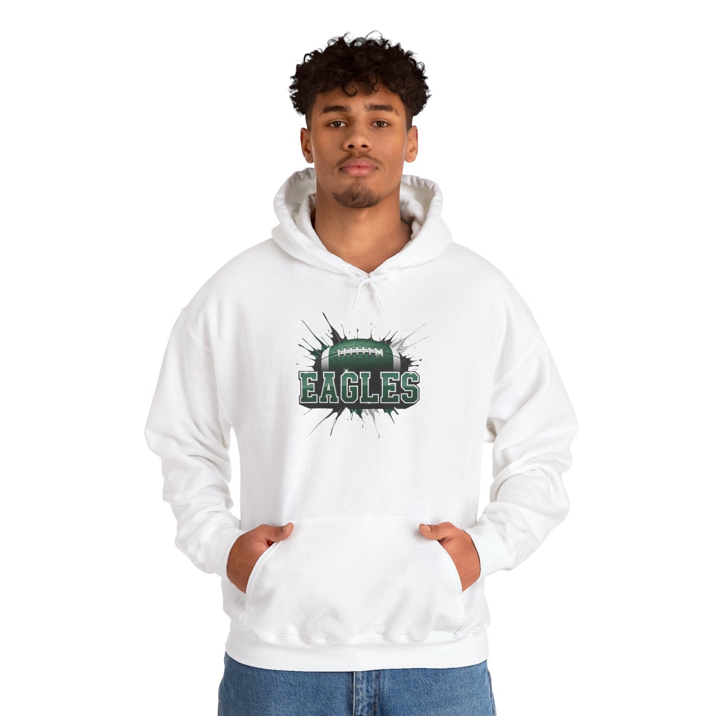 Philadelphia Football Hoodie, Philadelphia Team Hoodie, Football Gift for Philadelphia Fans, Game Day Sports Fan Apparel, Football Fan Gift