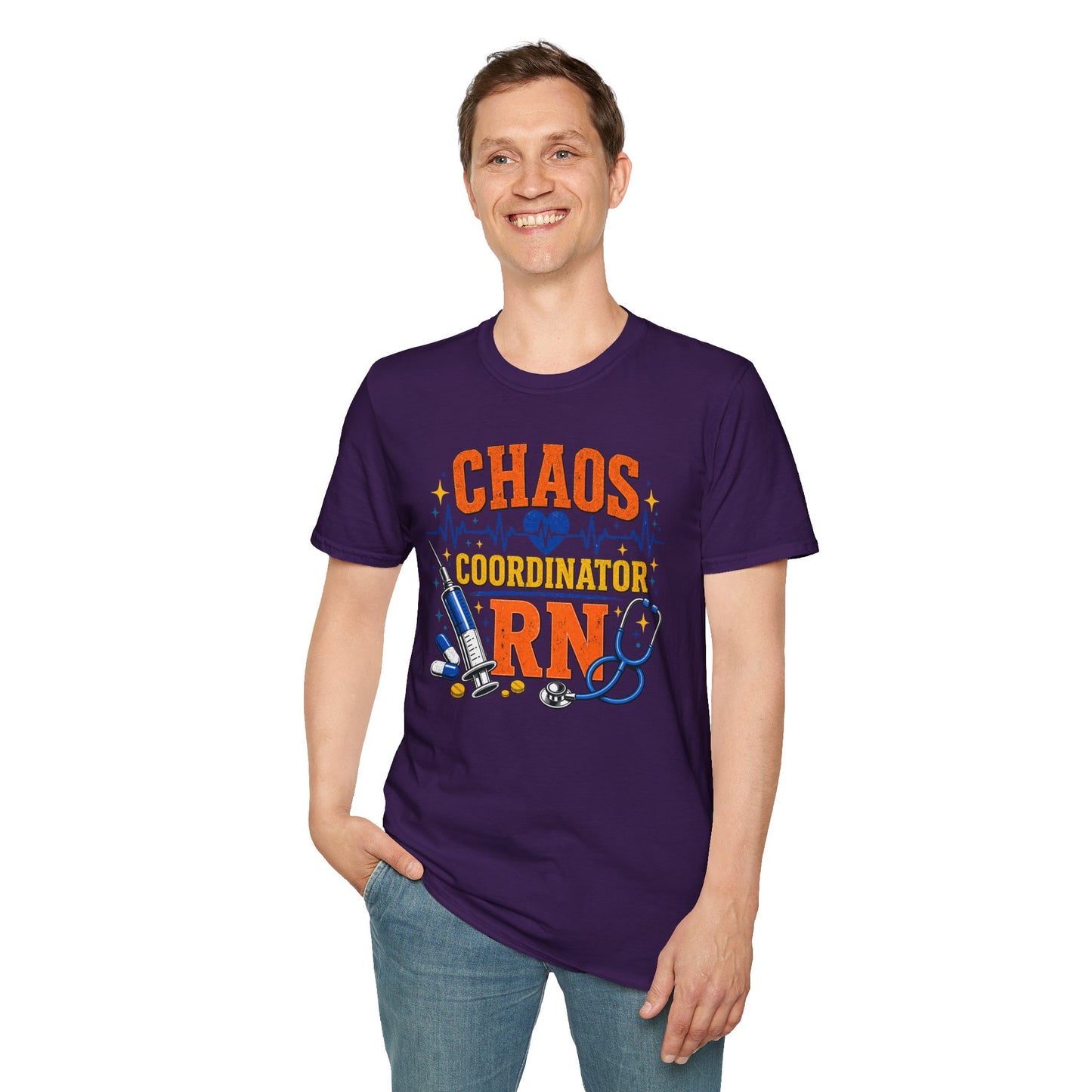 Chaos Coordinator RN Shirt – Funny Nurse Shirt – Nurse Life Tee – Medical Humor Gift for Nurses, RN LPN CNA Nursing Shirt
