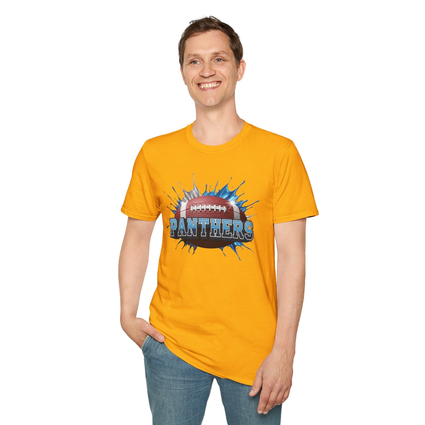 Carolina Football Unisex T-Shirt, Carolina Team Tee, Football Gift for Carolina Fans, Game Day Shirt, Sports Fan Football Apparel