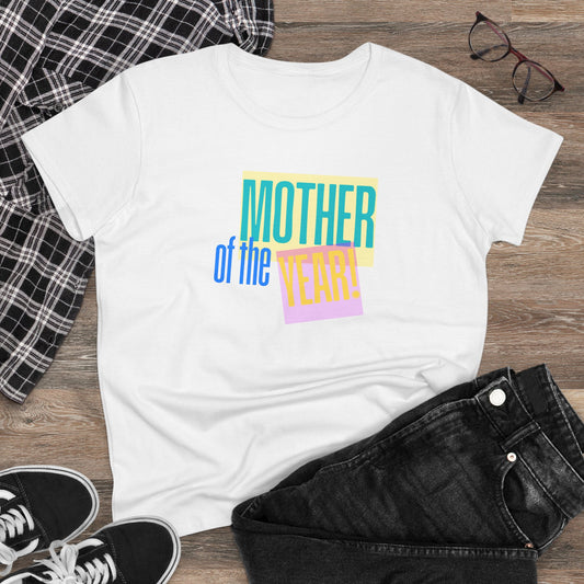 Mother of the Year! T-Shirt, Gift for Mom, Cute Summer Top, Mother's Day Gift, Family Gatherings, Casual Wear, Mom's Birthday
