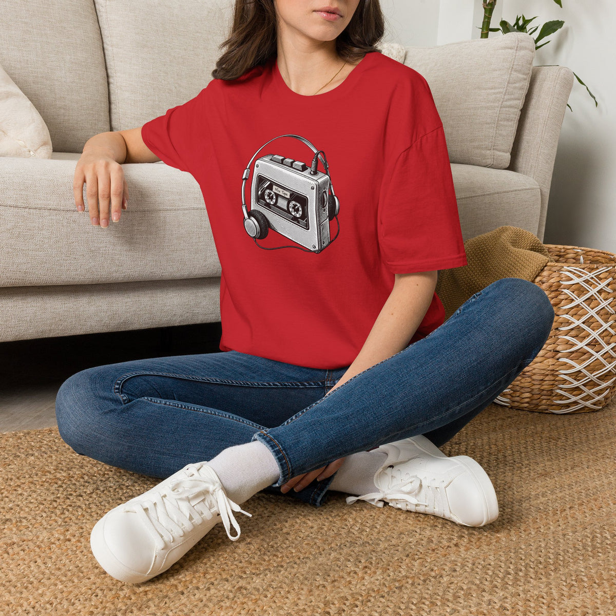 Cassette Tape Shirt, Retro Cassette Player T-Shirt, Mixtape Tee, Vintage Audio Shirt, Music Lover Gift
