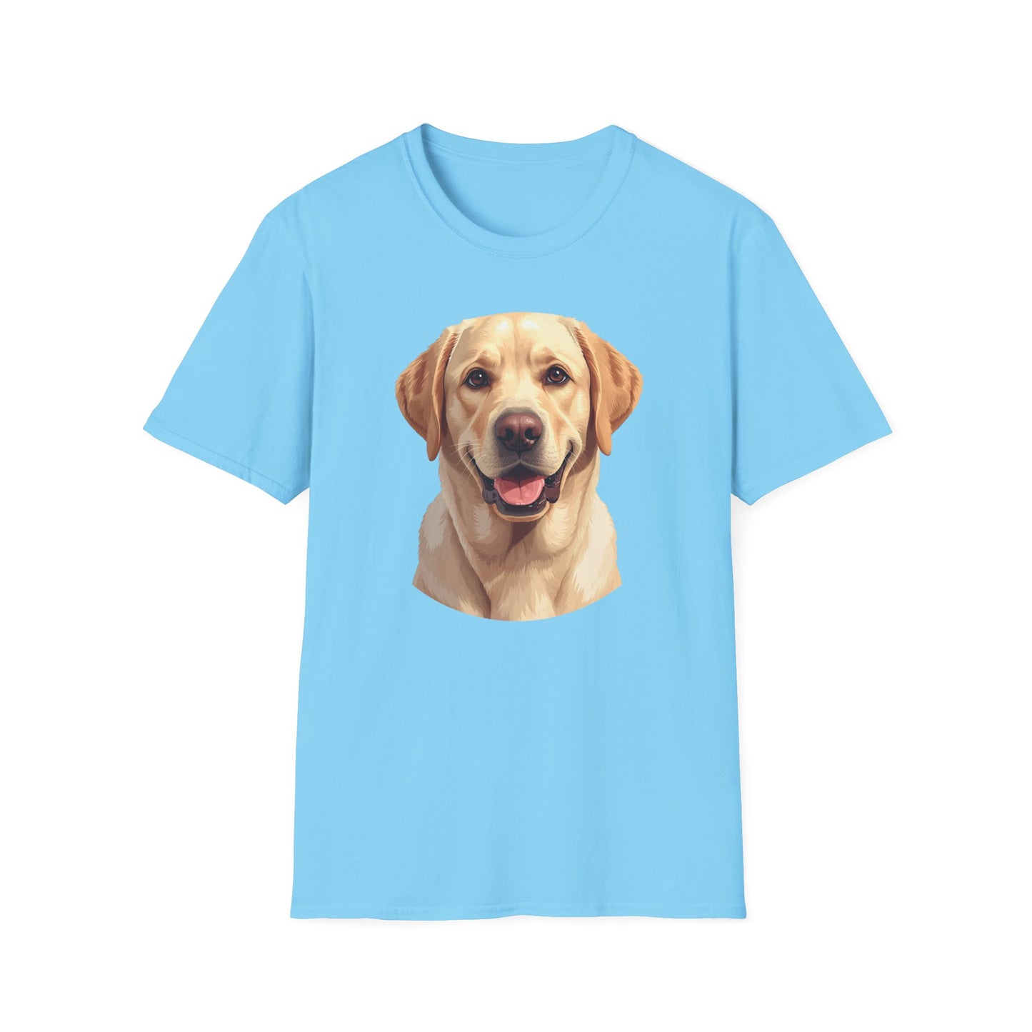 Labrador Retriever Dog Portrait Shirt – Lab Dog Lover Gift, Cute Dog Mom Tee, Dog Dad Shirt, Pet Breed Apparel