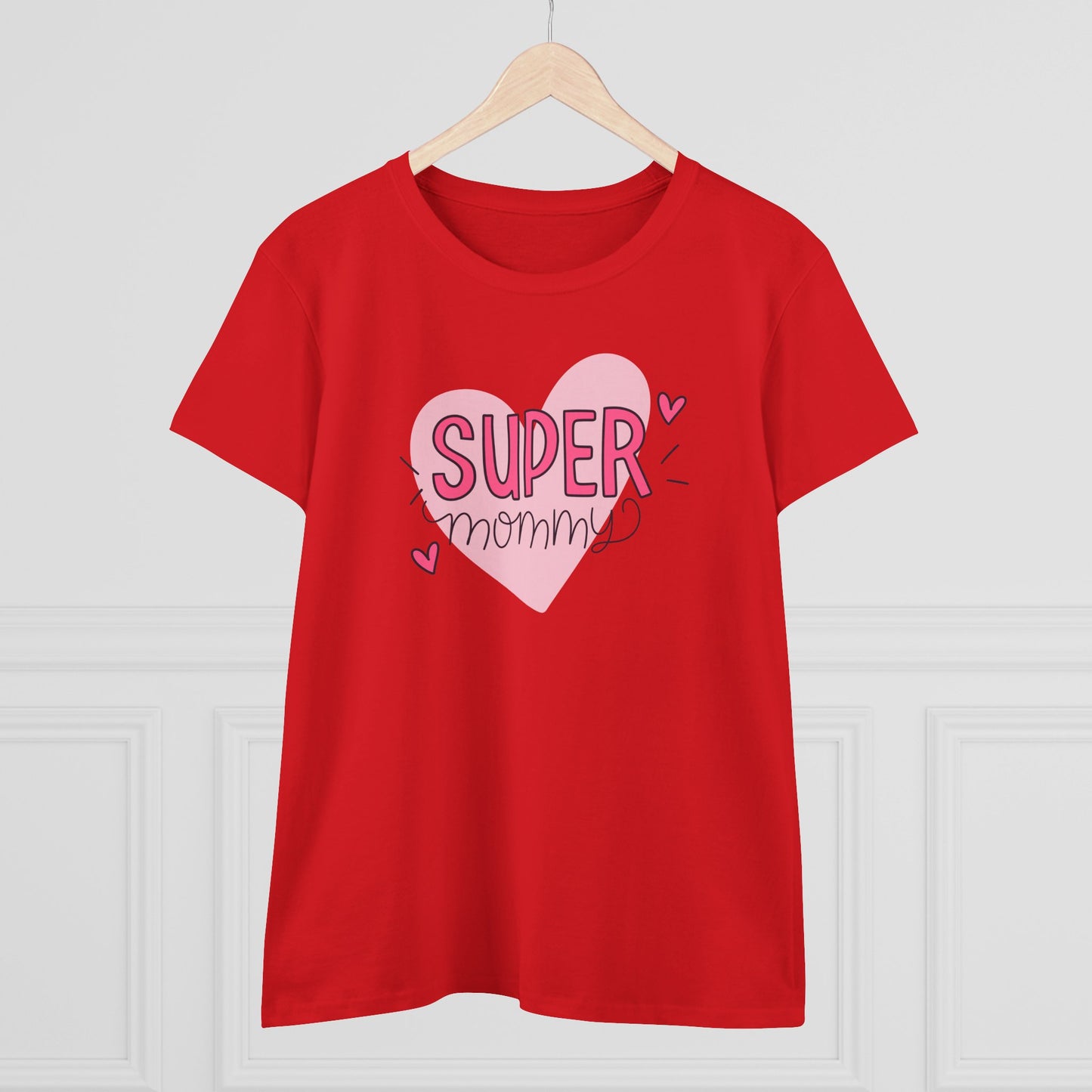 Super Mommy T-Shirt, Gift for Mom, Cute Summer Top, Mother's Day Gift, Family Gatherings, Casual Wear, Mom's Birthday, Supermom