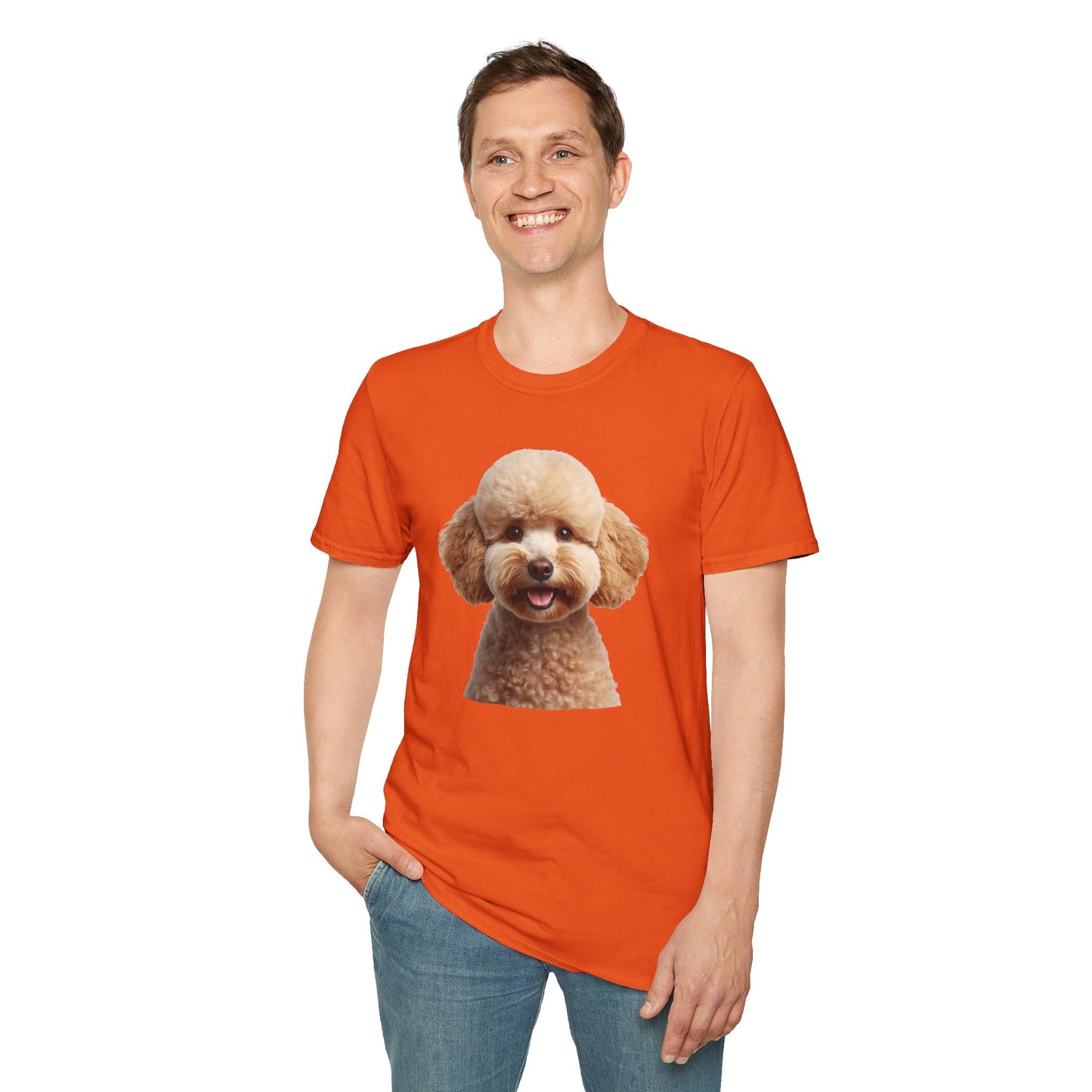 Poodle Dog Portrait Shirt – Poodle Dog Lover Gift, Cute Dog Mom Tee, Dog Dad Shirt, Pet Breed Apparel