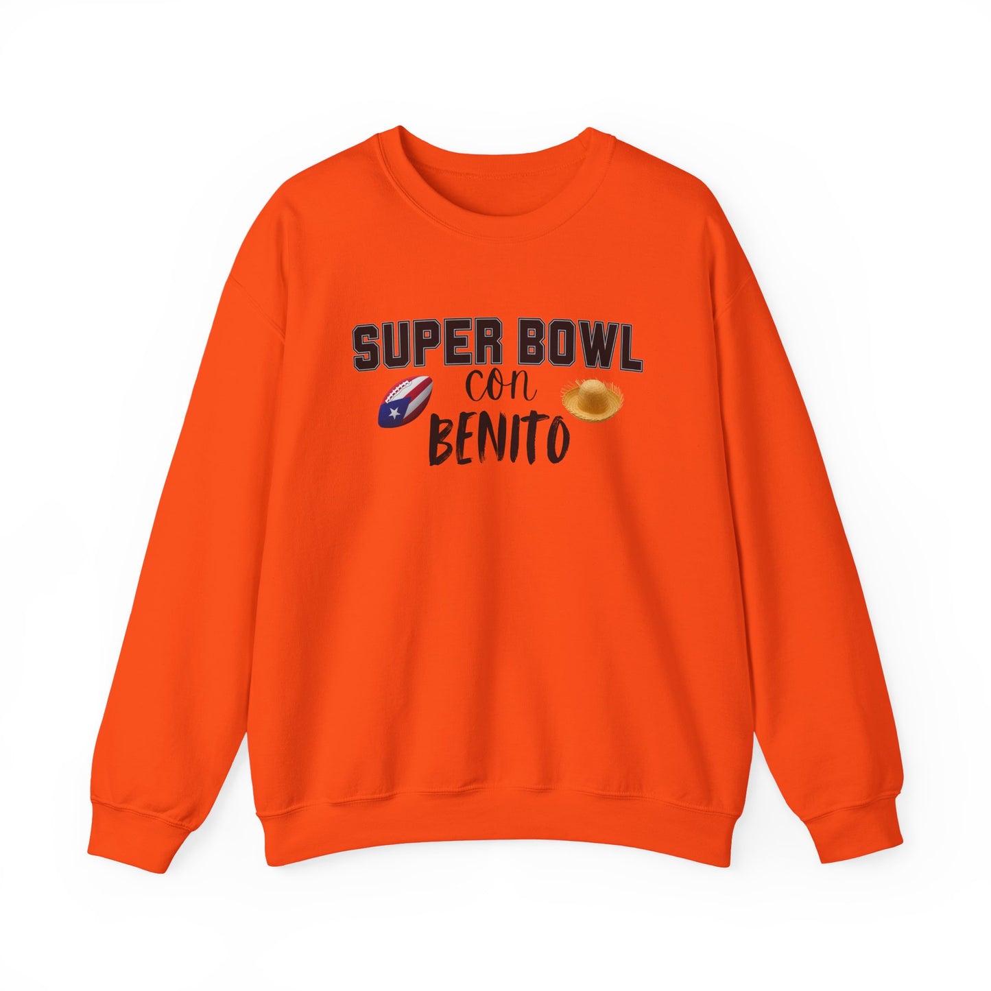 Benito Bowl Halftime 2026 Sweatshirt, Benito Bowl Shirt, Football Fan Gift, Puerto Rico Heritage Sweatshirt, Boriqua Pride Gift