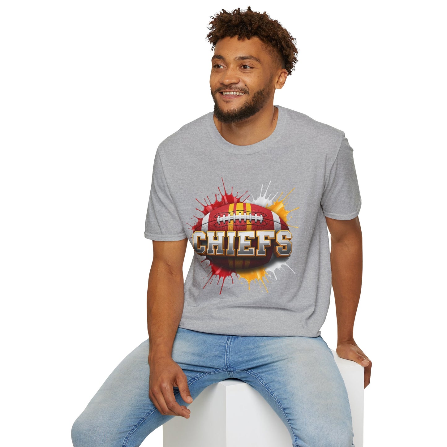 Kansas City Football Unisex T-Shirt, Kansas City Team Tee, Football Gift for Kansas City Fans, Game Day Shirt, Sports Fan Apparel Tee