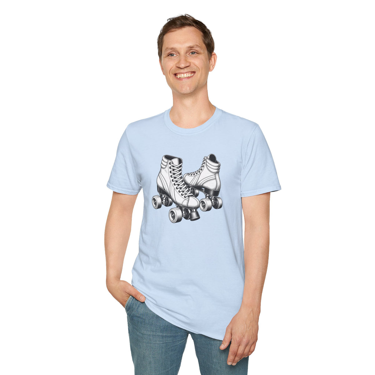 Retro Roller Skates Shirt, Quad Skate T-Shirt, Vintage Roller Rink Tee, Roller Skater Gift