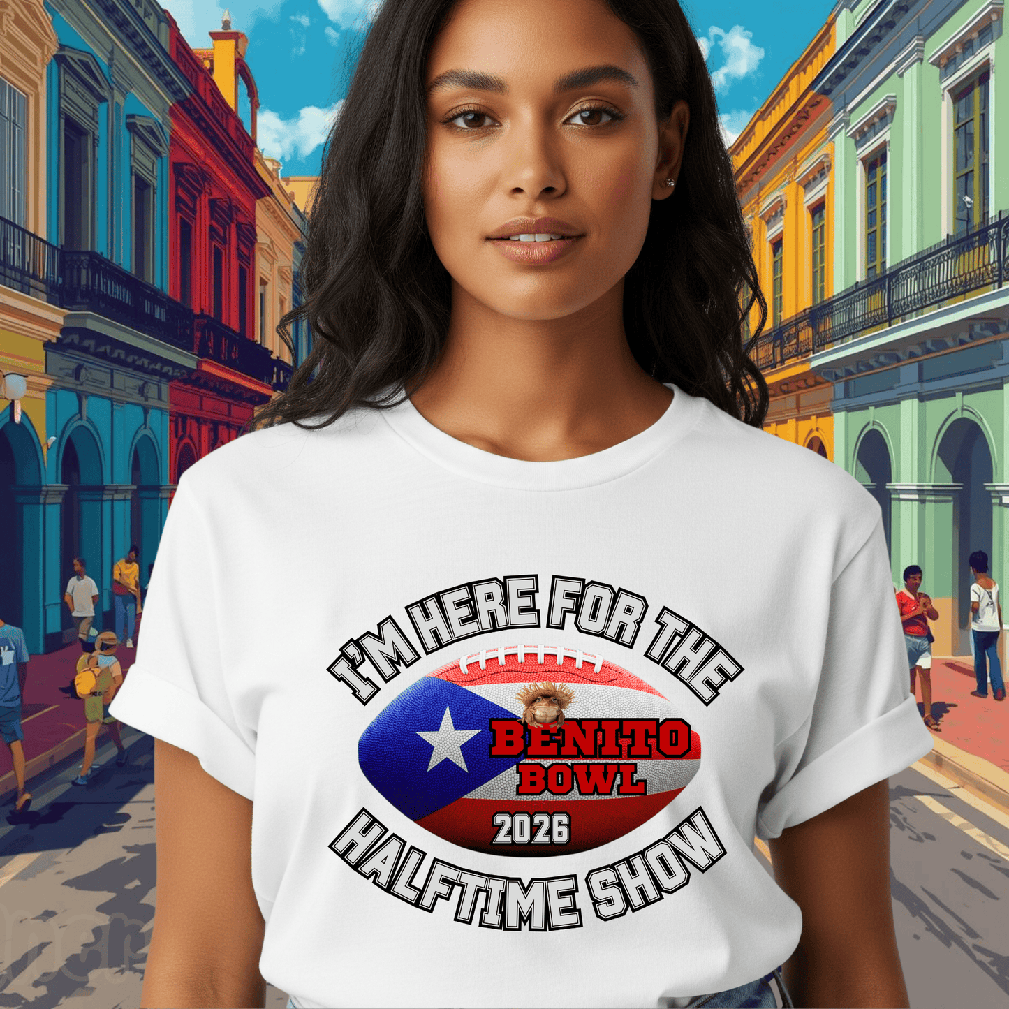 Benito Bowl Halftime Shirt 2026 T-Shirt, Benito Bowl Shirt, Football Fan Gift, Benito Tee, Puerto Rico Heritage Tee, Boriqua Pride Gift