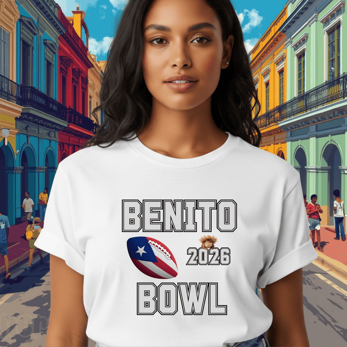 Benito Bowl Halftime Shirt 2026 T-Shirt, Benito Bowl Shirt, Football Fan Gift, Benito Tee, Puerto Rico Heritage Tee, Boriqua Pride Gift