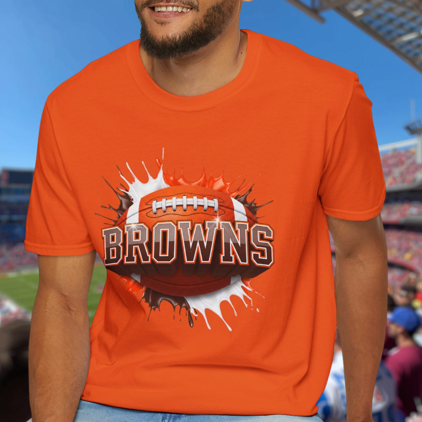 Cleveland Football Unisex T-Shirt, Cleveland Team Tee, Football Gift for Cleveland Fans, Game Day Shirt, Sports Fan Apparel, Football Tee