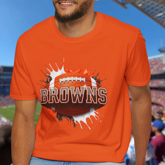 Cleveland Football Unisex T-Shirt, Cleveland Team Tee, Football Gift for Cleveland Fans, Game Day Shirt, Sports Fan Apparel, Football Tee