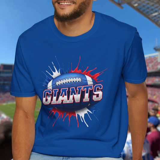 New York Football Unisex T-Shirt, New York Team Tee, Football Gift for New York Fans, Game Day Shirt, Sports Fan Apparel, Football Tee