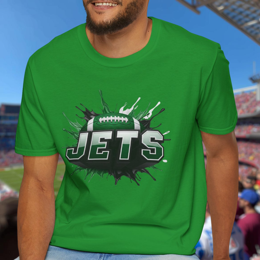 New York Football Unisex T-Shirt, New York Team Tee, Football Gift for New York Fans, Game Day Shirt, Sports Fan Apparel Football Tee