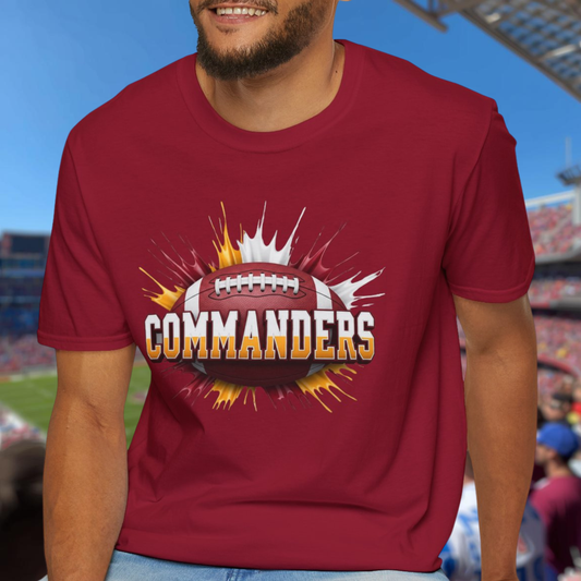 Washington Football Unisex T-Shirt, Washington Team Tee, Football Gift for Washington Fans, Game Day Shirt, Sports Fan Apparel