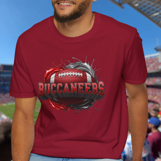 Tampa Bay Football Unisex T-Shirt, Tampa Bay Team Tee, Football Gift for Tampa Bay Fans, Game Day Shirt, Sports Fan Apparel