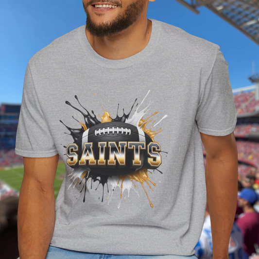 New Orleans Football Unisex T-Shirt, New Orleans Team Tee, Football Gift for New Orleans Fans, Game Day Shirt, Sports Fan Apparel Tee